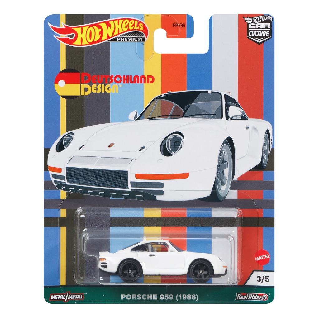 風火輪 PREMIUM 汽車文化 德國設計 3/5 PORSCHE 959 (1986) (搜尋：TOMICA 美捷輪)