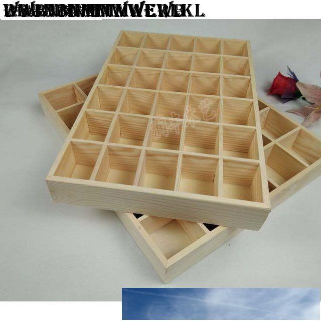 新品實木桌面多格收納盒創意木格子多印章木質復古儲物雜物首飾盒 蝦皮購物
