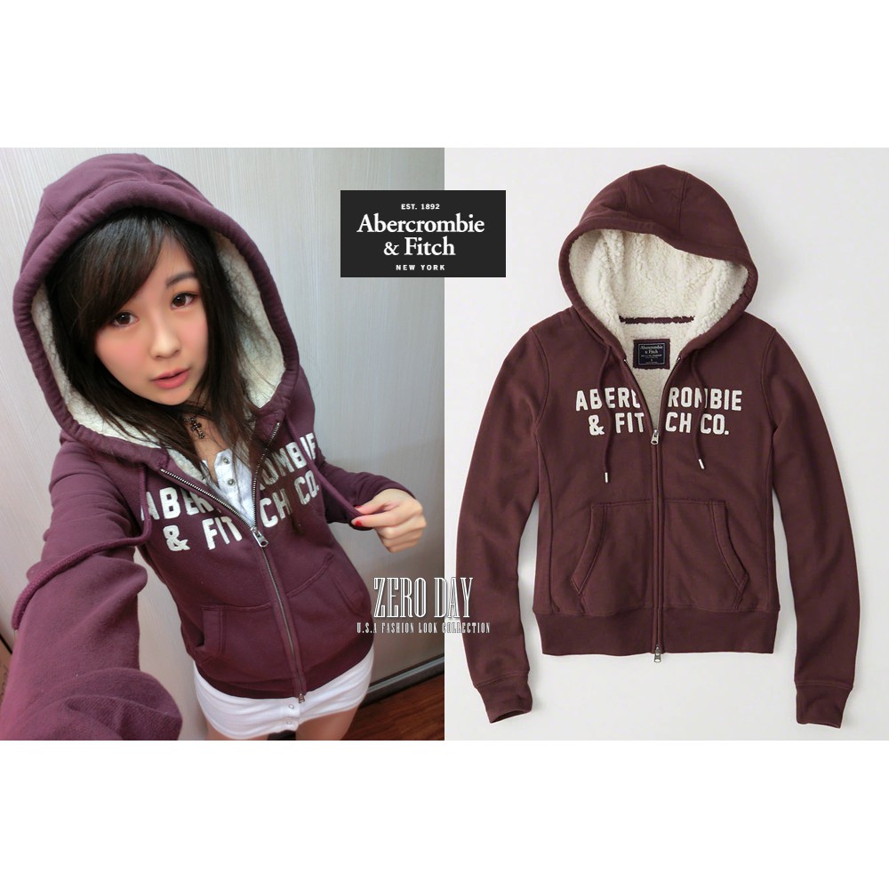 Logo Sherpa Hoodie連帽外套 