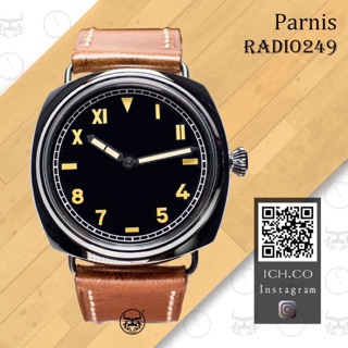 原裝進口 PARNIS柏尼時 加州面Radiomir機械錶-男錶女錶情侶錶洋蔥頭飛行錶簡約風腕錶手錶PAM00424
