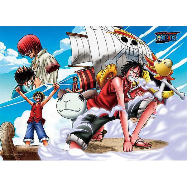 日本進口拼圖 One piece 海賊王 航海王 魯夫 500片絕版拼圖，500-112