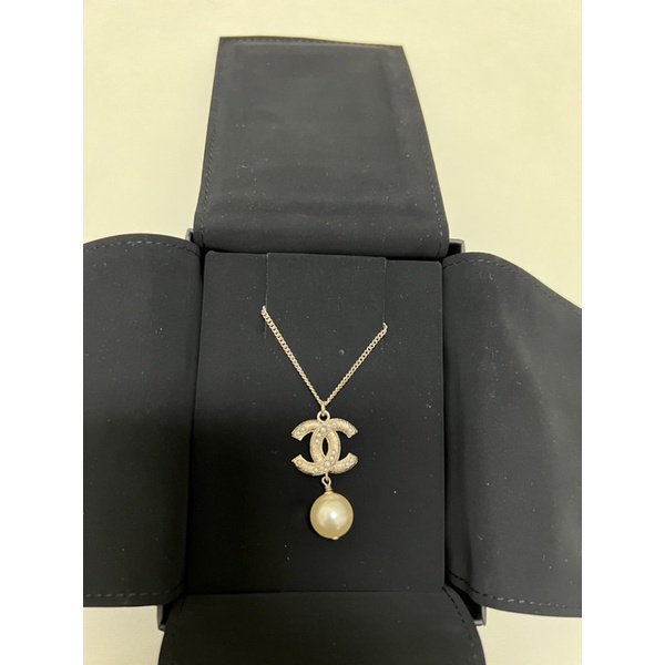 Chanel cc logo珍珠項鍊