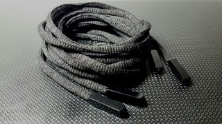 【黑色半圓鞋帶140cm黑頭】第六代 原廠尺寸2.5CM~~Air yeezy 2 黑色子彈頭金屬鞋帶☆精品鞋帶達人館☆