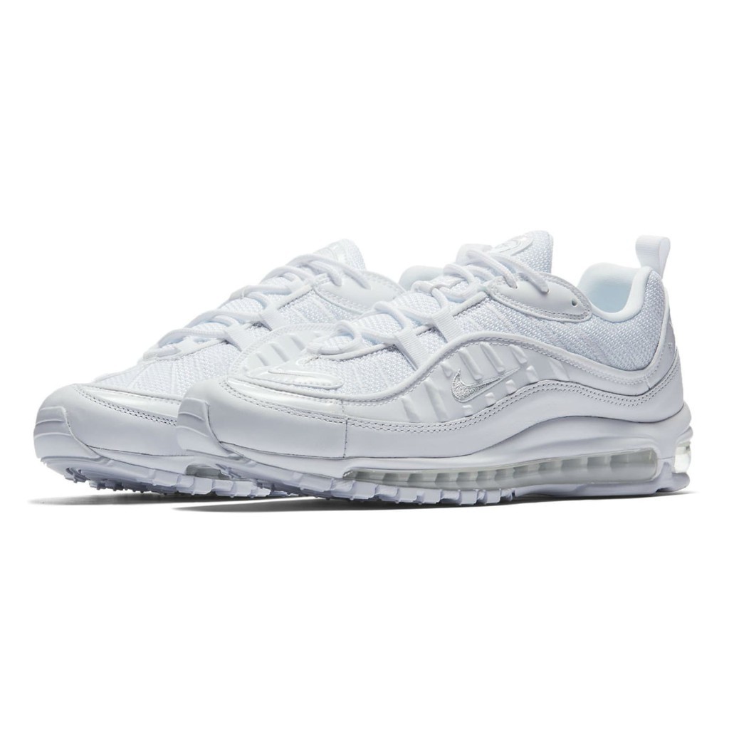 all white 98 air max
