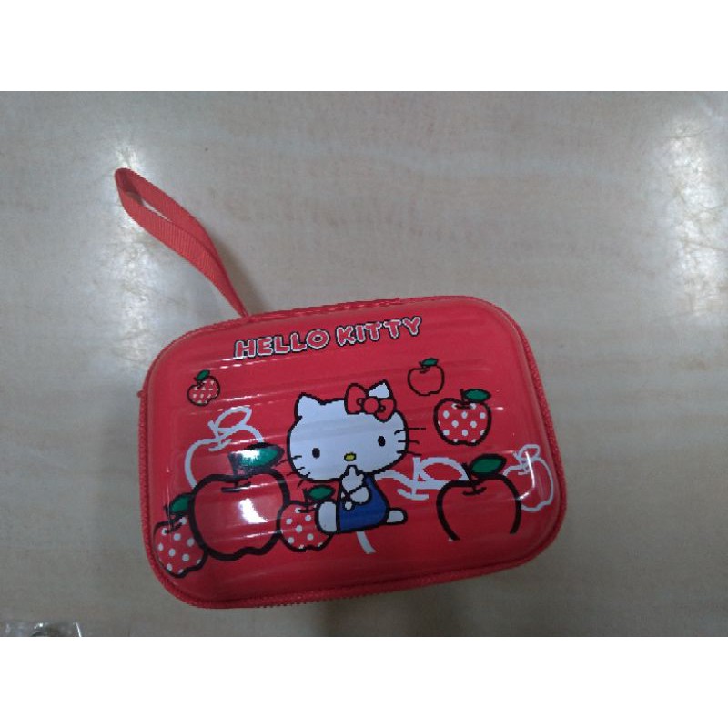 全新 現貨 凱蒂貓 hello kitty 行李箱 造型 收納盒 置物 零錢包 化妝