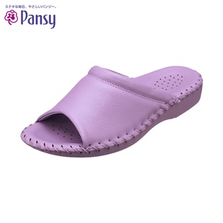 【PANSY】 Vivid Color手工縫製室內女拖鞋 紫色 9409