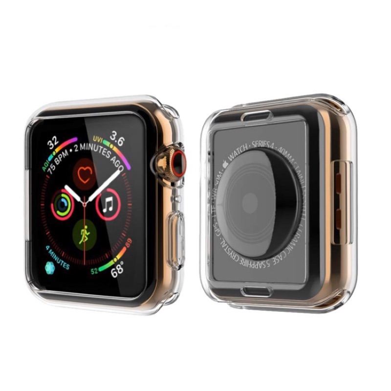 Apple watch5代蘋果手錶半包TPU 適用於44mm手錶保護套