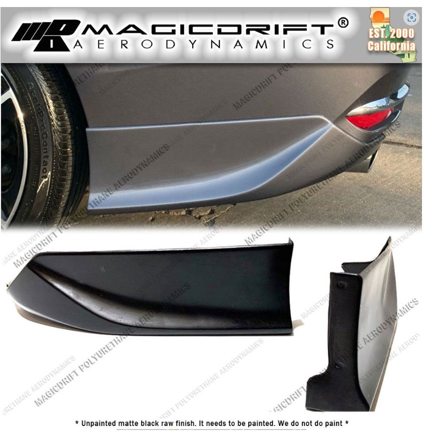 16-17 Honda Accord 4Dr OEM Two piece Rear Bumper Lip#434#下巴#