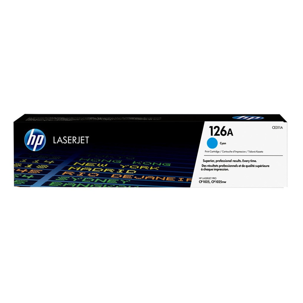 【HP 惠普】CE311A(126A) LaserJet 青色列印碳粉匣