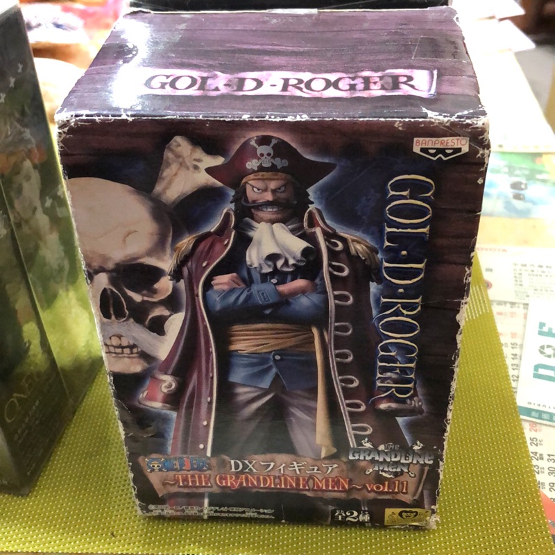 日版金證 海賊王 航海王 DX Grandline Men vol.11 哥爾 D 羅傑 動漫 模型 標準盒