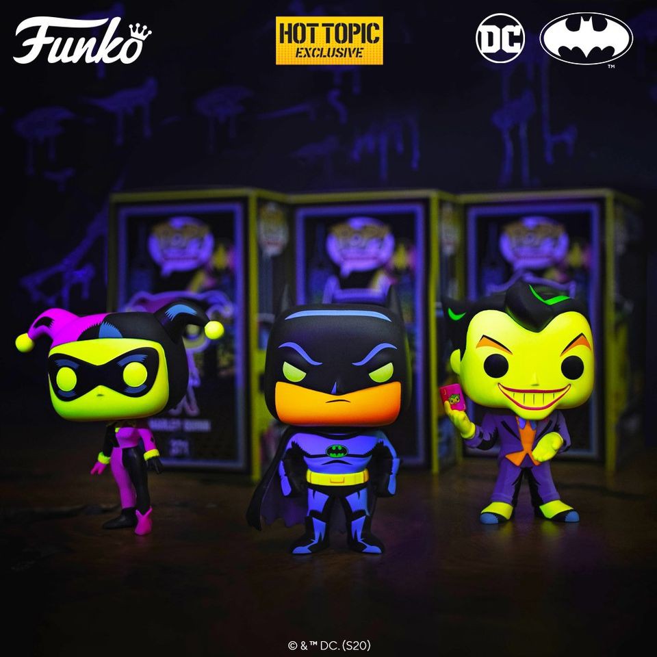 [RD] 現貨 全新 Funko DC 黑光系列 369 370 371 蝙蝠俠 小丑 小丑女 公仔 模型 景品 玩具