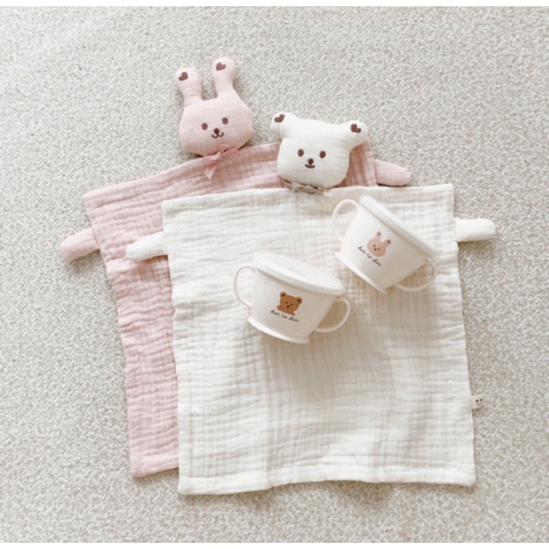 ［現貨]韓國🇰🇷DTD有機棉安撫娃娃毛巾