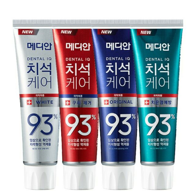 韓國MEDIAN93%牙膏4款 現貨 付發票（蝦皮代開）