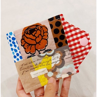 設計師 cream x cream 手工拼布口罩收納套 Marimekko 花朵 防疫 口罩