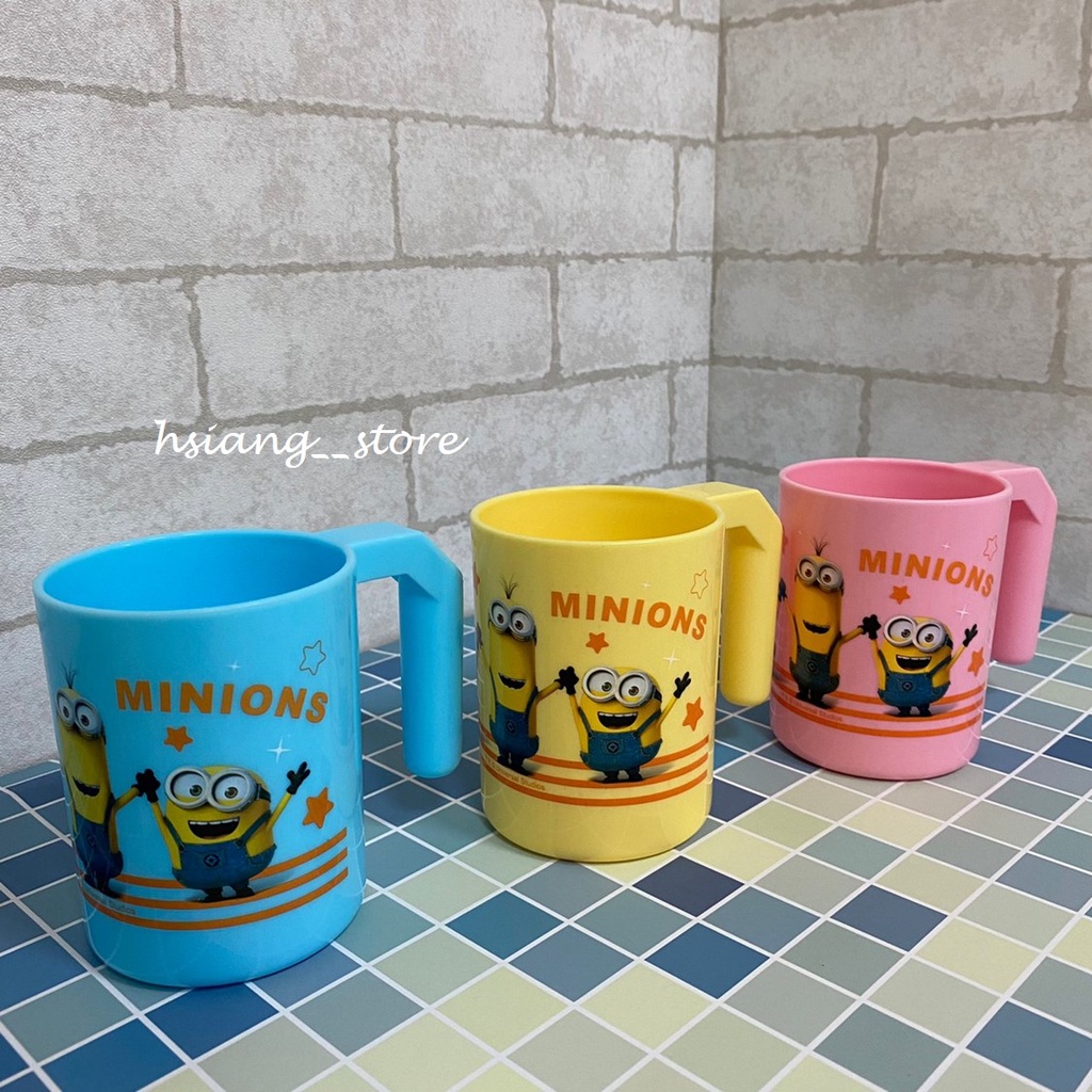 《正版》MINIONS 神偷奶爸 小小兵 PP水杯 牙刷杯 漱口杯