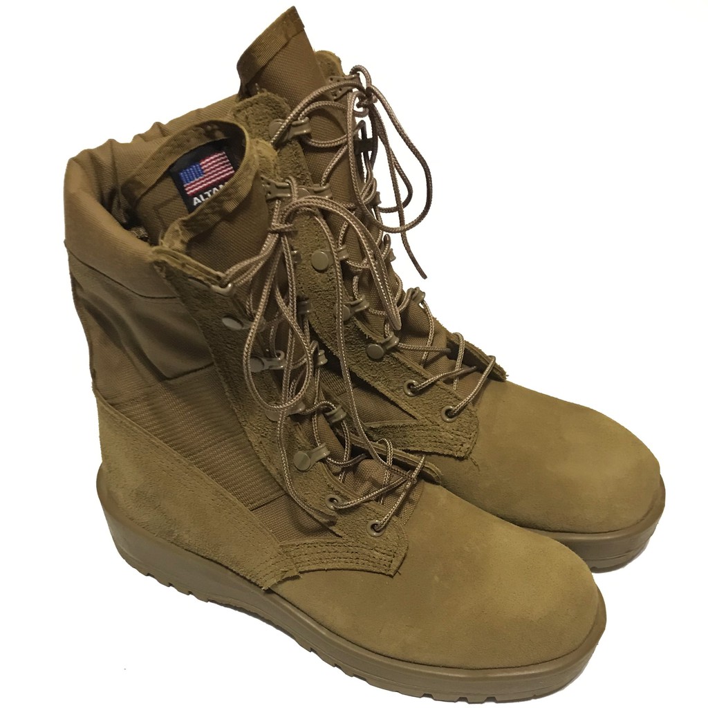 美軍公發 ARMY 陸軍 ALTAMA 戰鬥靴 沙漠靴 熱帶靴 棕色 全新 SIZE：10.5W 28.5cm