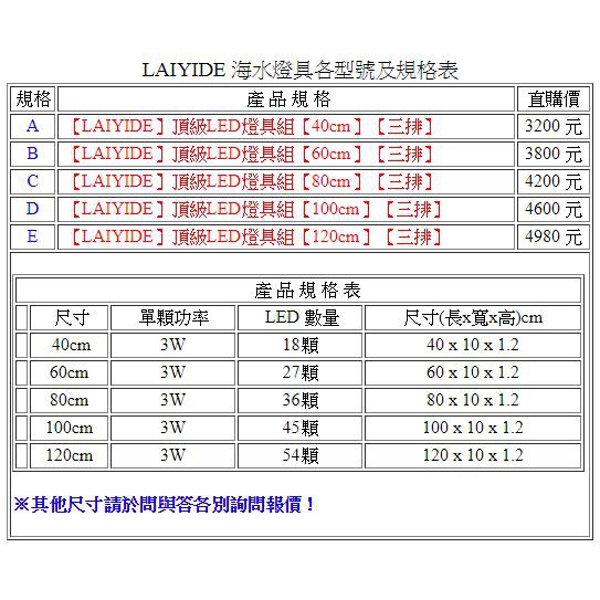 魚樂城水族精品 Laiyide頂級led海水燈具 單顆3w頂級led燈珠 每顆獨立透鏡 藍紫白控制器 蝦皮購物