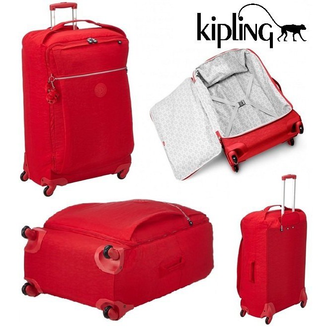 自取折價800元 義大利正版 Kipling 60L 軟式 四輪輕量 拉桿 出國 旅行箱 行李箱