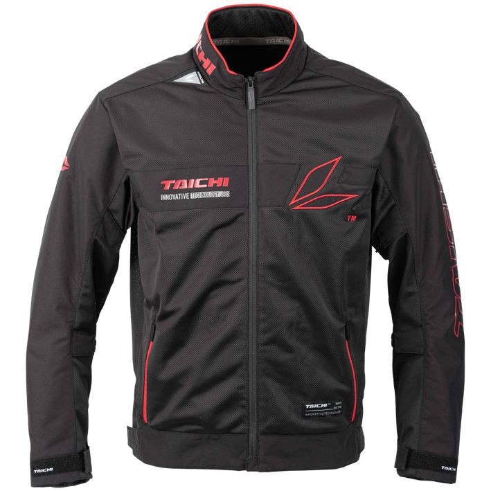 日本 RS TAICHI 太極 RSJ336 RACER MESH JACKET 防摔衣 RSTAICHI 黑紅