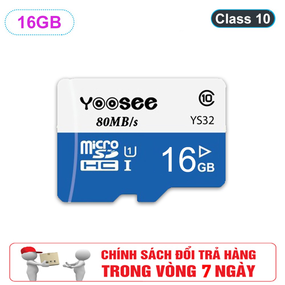 Yoosee 16GB 相機存儲卡,10 級讀取速度