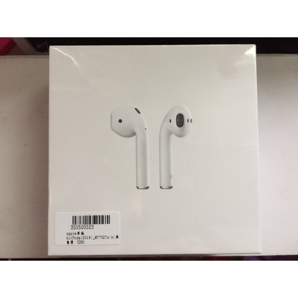 （商品已約面交暫不開放詢單）-Apple原廠-Airpods(2019) _MV7N2TA