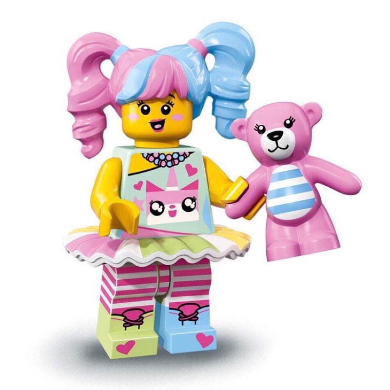 LEGO 71019 20號 粉紅泡泡女孩 馬尾女孩 人偶 全新僅拆袋確認