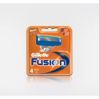 Gillette 吉列 Fusion 鋒隱手動刀片 四入 舒適