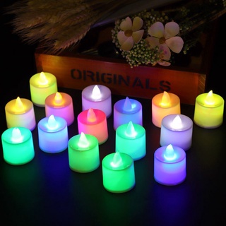 【PEONY生活館 】LED電子蠟燭燈浪漫求愛婚慶酒吧茶燭求婚燭 創意禮品