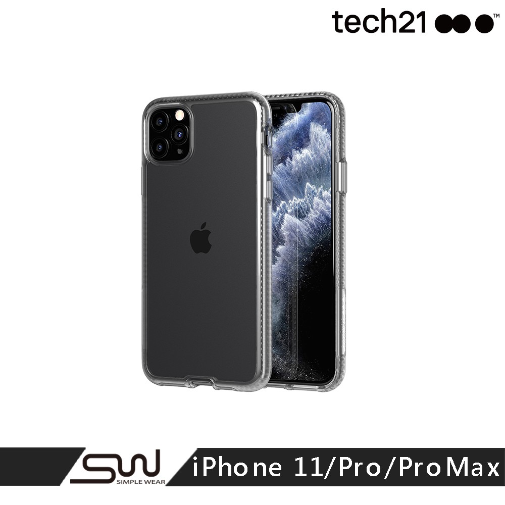 【英國Tech 21】抗衝擊PURE CLEAR防撞硬式清透保護殼－iPhone 11/11Pro/11ProMax