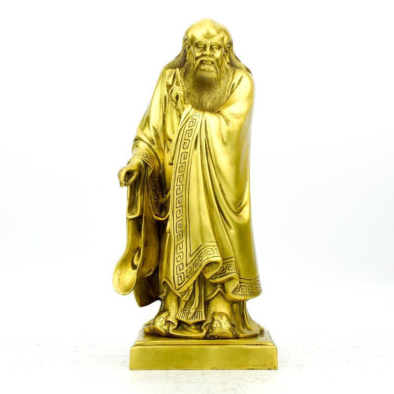 純銅圣人老子銅像道教始祖李耳神像工藝品家居裝飾品銅器風水擺件 ａ浩博銅器 蝦皮購物