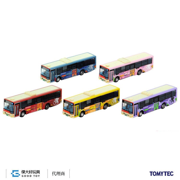 TOMYTEC 310839 巴士系列 箱根登山 新世紀福音戰士巴士套組 (5輛)