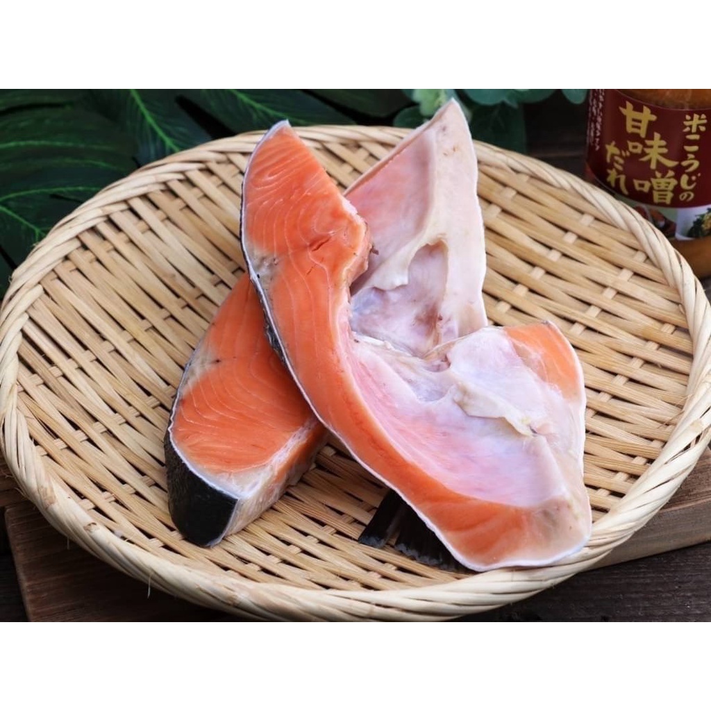 [全富水產]🐟厚切鮭魚下巴🐟900g±10%/包(約4片)/海鮮/新鮮/批發/零售
