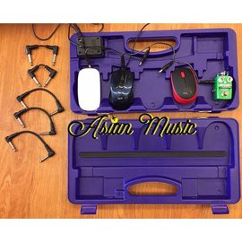 亞洲樂器 效果器盒、適合小型效果器、滑鼠型、迷你型、附變壓器、附連結短導線