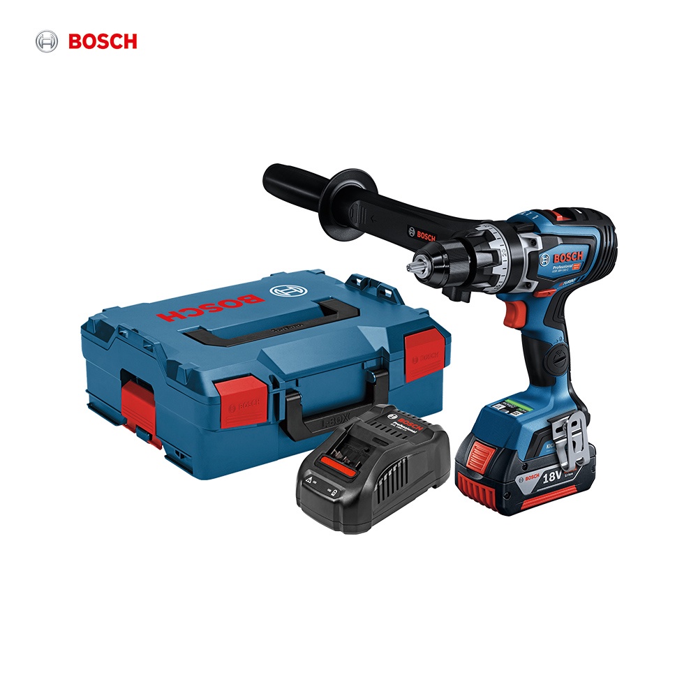 BOSCH BITURBO 雙渦輪免碳刷震動電鑽/起子機 GSB 18V-150 C (4.0Ahx1)｜ASTool