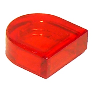 樂高 LEGO 透明 紅色 1x1 半圓 平滑 平片 平板 24246 6264033 Red Tile Circle