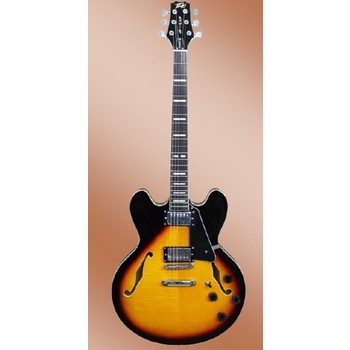 YAMAHA KAWAI中古鋼琴批發倉庫 現貨到! PEAVEY JF-1 EXP 空心電吉他 夕陽漸層色