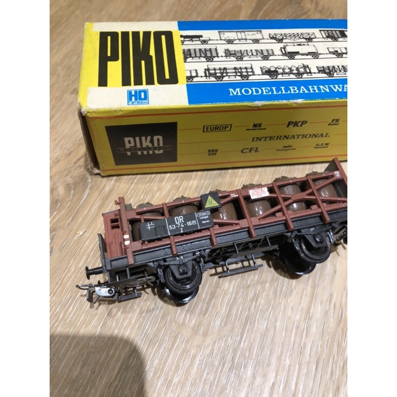 PIKO 歐洲古董玩具 火車模型 列車貨車連接車廂 鐵道迷