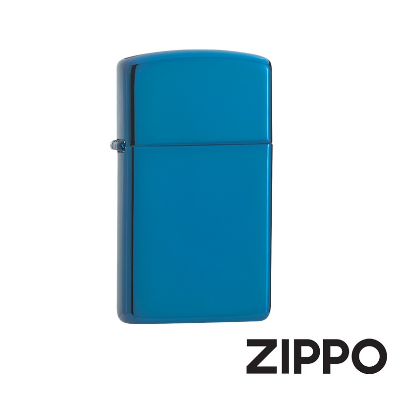 Zippo 窄版藍冰 素面 防風打火機經典素面494 蝦皮購物