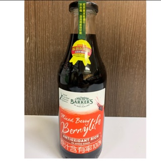巴可斯 保健果露 綜合莓果果汁710ml/4瓶
