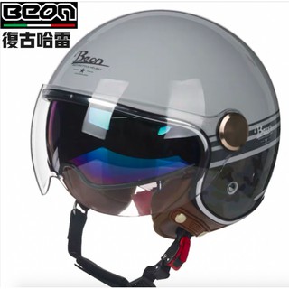 《21年式/雙鏡片＿BEON/荷蘭》摩托車/電動機車/自行車,安全帽/頭盔,全罩/半罩/,1/2罩.3/4罩,復古/流行