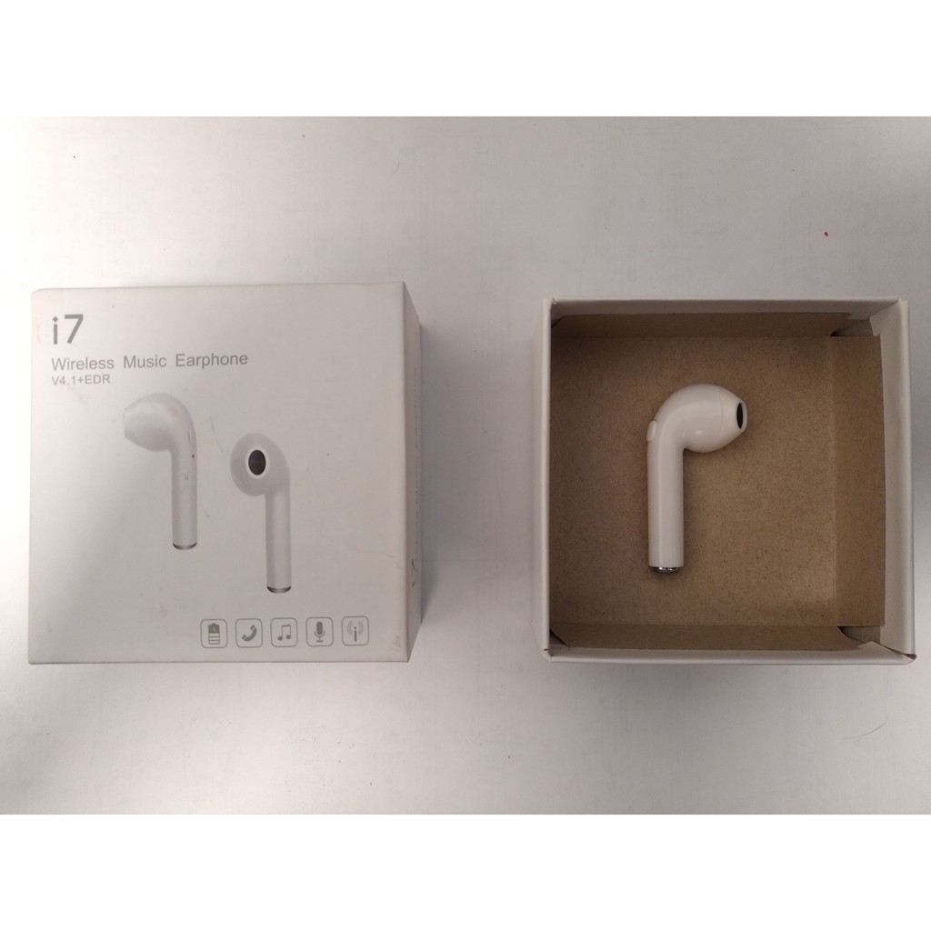 《網路最低價》全新 i7 Wireless Music Earphone 藍芽耳機 無線 充電