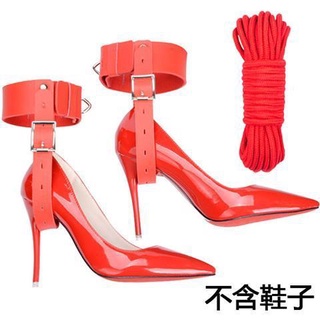 成人調情趣玩具sm女用捆綁束縛高跟鞋鎖固帶手銬刑具腳銬夫妻調教 蝦皮購物