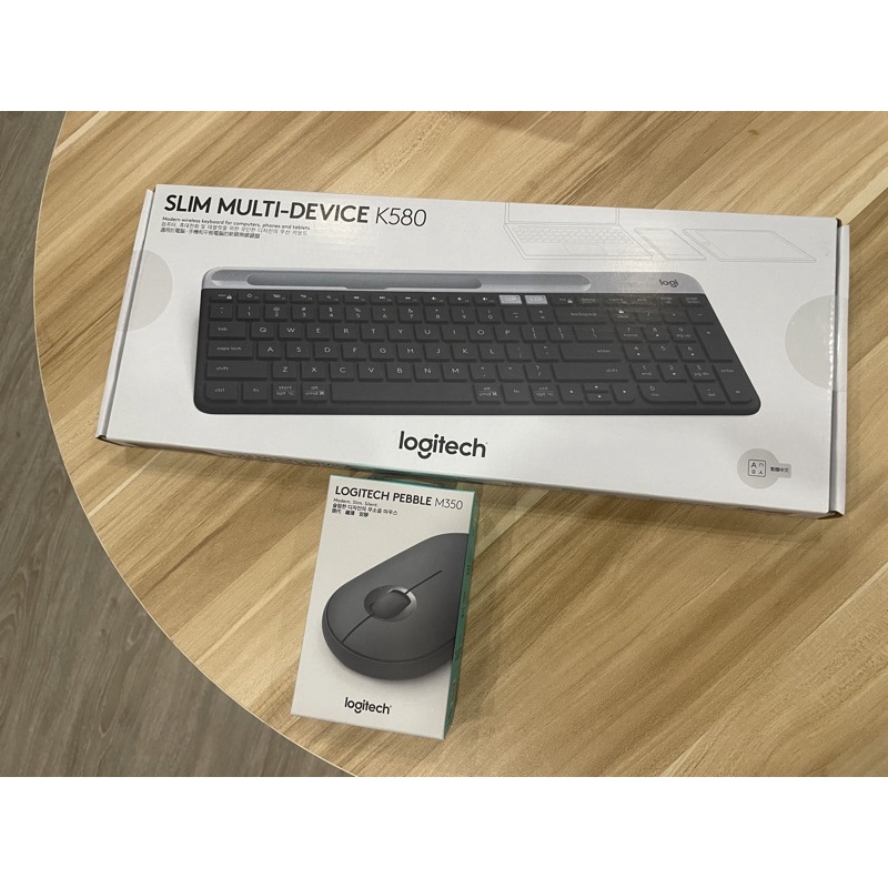 全新 羅技 Logitech 無線鍵盤K580 + 無線滑鼠 M350