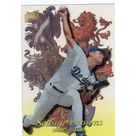 MLB 球員卡 美國職棒 Nomo 野茂英雄 1996 Ultra Season Crowns