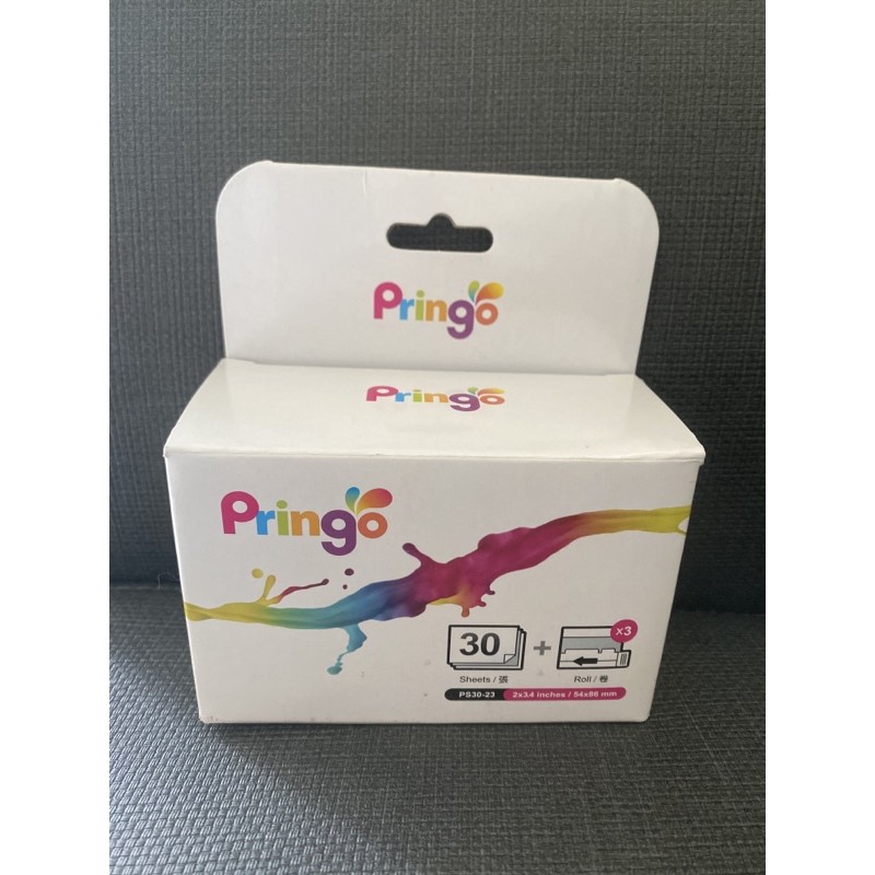Pringo原廠相紙+色帶（5盒一起便宜出售，全新未拆封。）