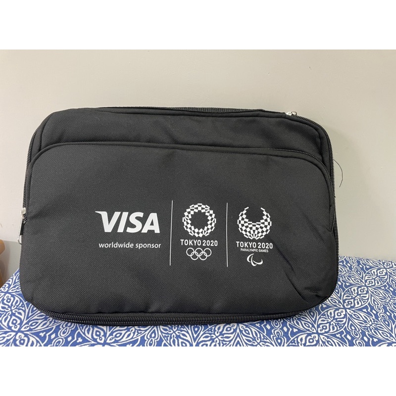 全新2020東京奧運聯名VISA黑色收納袋