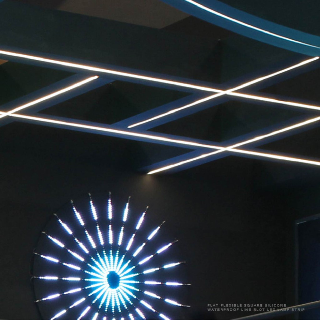 Led 客製化無光點防水高亮矽膠線條燈12v Led燈條導光條日光燈彩色條燈車用夜市戶外造型間接照明 蝦皮購物