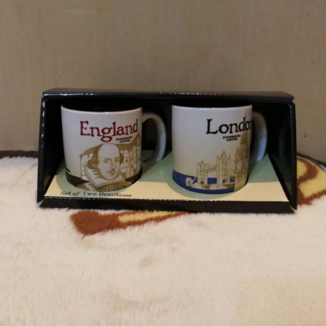 【鑫巴客】星巴克英國小杯組城市杯 Starbucks Mug