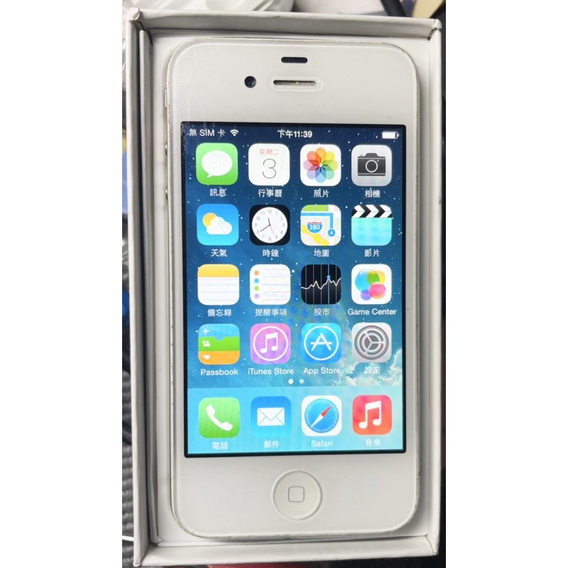 iPhone 4 整新機 白色 二手機