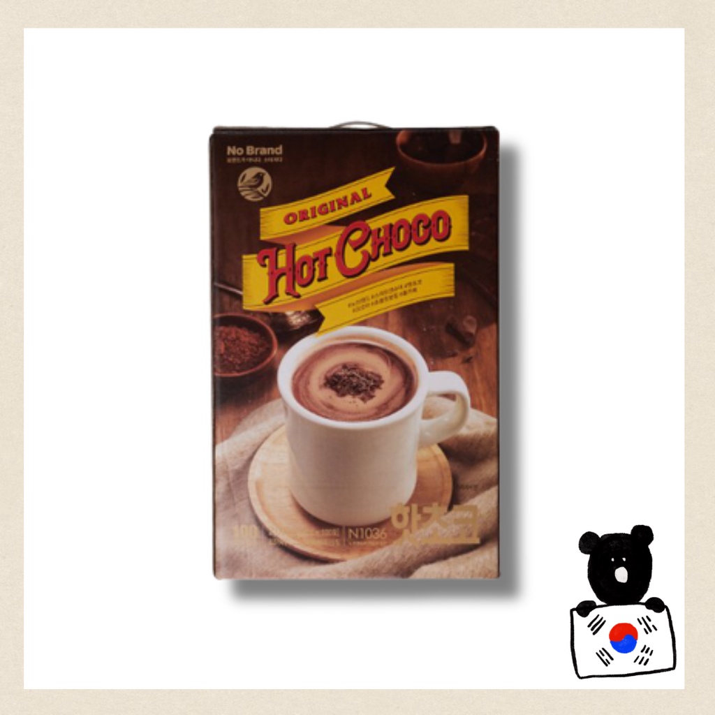 [No brand] 🍫原味熱巧克力🍫 Original Hot Choco 20g x 100 現貨 韓國果子/食品
